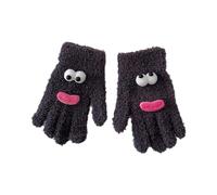 Warm & Cute Toddler Gloves Winter Cartoon Pattern Soft Winter Mittens Comfortable Wearing for Boys & Girls Toddler Gloves Plush and Soft Gloves Warm and Soft Gloves