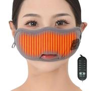 Warm Face Relief Kit, Electric Heating Set, Gentle Heat with Pressure Soothing Feature, Comfortable Textile Material, Modern Self Care Style Finish for Bedroom Use