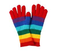 Warm Gloves - Winter Warm Gloves | Thermal Glove, Stretchy Touchscreen Rainbow Mittens, Winter Men WarmKnitting Glove, For Skiing Hunting Outdoor Adventure Commuting Shopping Sports Daily Travel