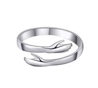 Warm Hug Ring Band Anello Aperto Anello Unisex Regolabile Donna StallaDurability