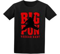 WARM KISS Man's Round Neck Big Pun Yeeeh Baby Graphic I'm Not A Player Its So Hard Rap Hip Hop Sports T Shirt Black XL