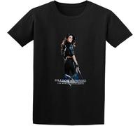 WARM KISS Man's Round Neck Shadowhunters Clary Fray Sports T Shirt Black 3XL