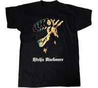 WARM KISS Men's Ritchiemore Live Performance Poster T Shirt Black L