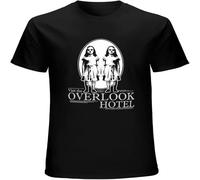WARM KISS Men's Visit Overlook Hotel Shining Horror T Shirt Black M