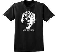 WARM KISS Mr Miyagi Karate Kid Martial Arts Retro 1980S Film Movie Men's T Shirt Unisex Tee Black 3XL