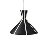 Warm Nordic Bloom Stripe Lampadario Nero Noir/ Bianco Caldo