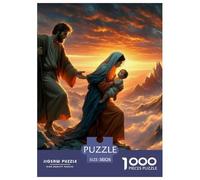 Warm Scene of Jesus' Birth Jigsaw Puzzle Impossibili 1000Pcs Decorazione Per La Casa. Giochi Rilassamento E Intelligence Per Adulti E Ragazzi Da 14 Anni 38x26cm/1000pcs