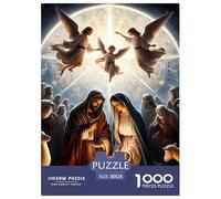 Warm Scene of Jesus' Birth Puzzle Impossible 1000 Pezzi Decorazione Per La Casa. Giochi Rilassamento E Intelligence Per Adulti E Bambini Da 12 Anni 38x26cm/1000pcs