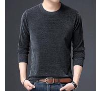 Warm Street Crew Neck Pullover Mens Knitted Sweater Winter Casual Jumper Top Mans Clothes (Color : A Size : XXX-Large Code) (A Large Code)