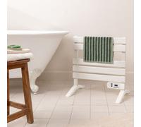 WARM TOWEL MINI - Scaldasalviette Elettrico Da Pavimento O Da Parete 150W Bianco