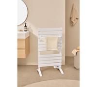 WARM TOWEL - Scaldasalviette Elettrico Da Terra O Da Parete 500W Bianco