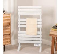 WARM TOWEL - Scaldasalviette Elettrico Da Terra O Da Parete 500W Bianco
