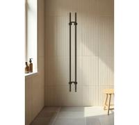 WARM TOWEL TUBE - Scaldasalviette Elettrico 60W/120W Nero