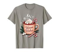 Warm Wishes Hot Cocoa Cozy Christmas Candy Hot Chocolate Maglietta