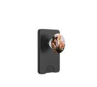 Warm Witch Reading Nook Cozy Magical Girl Tea libro degli incantesimi PopSockets PopWallet per MagSafe