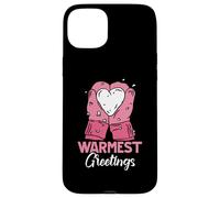 Warmest Greetings Inverno Neve Neve Clima Ghiaccio Stagione Fredda Custodia per iPhone 15 Plus