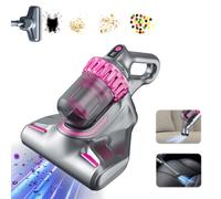 Warmfunn Aspirapolvere per materasso anti-acaro, 10 kpa con luce UV C, elimina il 99% degli allergeni, adatto per aspirapolvere, letto, auto e divano (3 in 1)