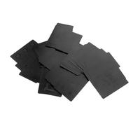 Warmhm 1 Confezione carte da gioco impermeabili Giocando picche carte da poker divertenti da gioco giocare a carte mazzo di carta a prova di acqua mazzi di carte pvc Nero