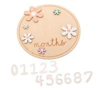 Warmhm 1 Set Carta Milestone Mensile Carte Per Segni Pietra Miliare Neonato Crescita Della Crescita Del Kit Di Memoria Del Di Annuncio Per Di Legno