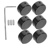 Warmhm 1 Set Effetto L'interruttore Del Piede Unghia Copripedale Chitarra Interruttore a Pedale Se Stesso Coperture Copertina Topper a Pedale Alluminio Nero