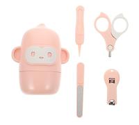 Warmhm 1 Set Kit con Forbicine Tagliaunghie e Pinzette e Portatile per Unghie Dei Design e Materiali Resistenti