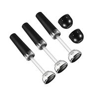 Warmhm 1 Set Lo del vino rosso mantiene il ripieno fresco tappo per bottiglia di vino riutilizzabile ermetico Tappo di sughero tappo di bottiglia addominali Black