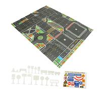 Warmhm 1 Set Match di Giochi di Regole di Traffico Segnali Stradali Giocattolo Giocattoli per Il Segnale Stradale Giocattolo da Strada Traffico Giocattolo Segnale Stradale Stoffa