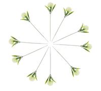 Warmhm 10 Pezzi Decorazione di Dente di Leone Artificiale | Plastica, per Banchetti e Matrimoni, Facile da Mantenere, Non Appassisce, Non Perde Forma