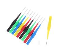 Warmhm 10 Pezzi Sonde per Multimetro Isolate Resistente Alte Temperature Probes per Test Auto e Riparazioni Elettriche Strumento Portatile per Misurazioni Circuiti
