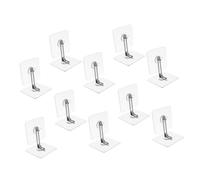 Warmhm 10 Set Ancoraggi Murali per Adesivi Sicurezza per Foratura Stabilità e Facilità Installazione per Librerie e Armadi