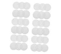 Warmhm 100 pezzi Carta da Filtro Quantitativa Rotonda per Laboratorio Assorbente per Acqua e Olio Filtro per Imbuto Analisi Scientifica e Chimica Precisa