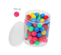 Warmhm 100 Pezzi Palline Plastica Colorate Montessori Stem per Giochi Ordinamento e Leggere e Facili da Manipolare Accessori Educativi per Scuola