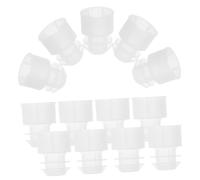 Warmhm 100 pezzi Tappi in Plastica per Provette Tappi Sigillanti Resistenti e Compatibili per Laboratori Ospedali e Ricerca Scientifica