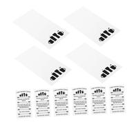 Warmhm 100 Pezzi Tumbler Care Instruction Cards Small Paper Guide Tags For Glass Cup Cleaning Customer Care Inserts