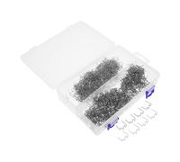Warmhm 1000 Pezzi Graffette Caldo per Saldatura Plastica Bacchette Ferro Alta Resistenza e Kit Riparazione Paraurti Auto e Cruscotti con Saldatore Hot Stapler