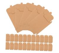 Warmhm 100pezzi Custodie per CD Carta Kraft Confezione per Conservazione Dvd e CD Pratiche e Resistenti per Casa Ufficio e Scuola