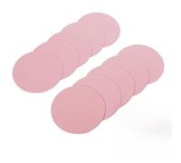 Warmhm 10pezzi Dischi Antiscivolo Peva per Vasche e Docce Adesivi Resistente e Facili Applicare per Scivolose per Anziani e Disabilità Rosa