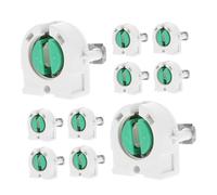 Warmhm 10pezzi Portalampada Per Tubo Fluorescente Led Pz Tombstone Portalampada Bi-pin Accessorio Per Tubo Test Di Invecchiamento Della Lampada