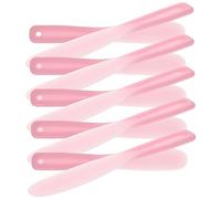 Warmhm 10pezzi Spatole Silicone Con Manico Ergonomico Per Trucco e Maschere Viso Attrezzi Miscelazione Fondotinta Cosmetici Strumenti Stirring Resistenti e Facili Da Pulire