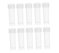 Warmhm 10pezzi Tubetti Trasparenti per Cucito Contenitori per Ago da Cucire Organizzatore per Piccole Parti Come Perline e Medicinali Resistente e Materiale