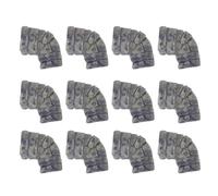 Warmhm 12 Pezzi Scale Micro Paesaggistiche in Resina Grigie Muschio Sentiero di Pietra per Decorazione Casa delle Bambole e Ornamenti per Giardino Interno ed Esterno