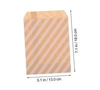 Warmhm 125 pezzi Sacchetti Carta Kraft con Motivi Geometrici Buste Regalo Piccole per Caramelle Biscotti e Dolci Sacchetti Decorativi per Feste e Party