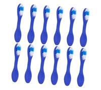 Warmhm 12pezzi Spazzolini Da Denti Usa e Getta Per Prigioni Spazzolino Manico Corto Con Setole Morbide e Manicotti Sicuri Per La Pulizia Per Centri Di Detenzione e Viaggi