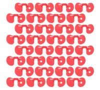 Warmhm 150 Pezzi Occhiali per Galline Rosso in Abs Antibeccaggio per Pollo e Gallina, Accessori Comodi per Allevamento Domestico e Professionale