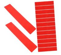 Warmhm 16 Pezzi Kit Marcatura Campo Tennis, Marcatori Piatti TPE Rosso | Linee Precise per Campo e Terreno, Requisiti Competizione Internazionale, Uso Parco e Giardino, Visibilità Alta