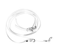 Warmhm 1Paio per Stringhe Elastiche Trasparenti per Scarpe Accessori Pratici e Decorativi per Prevenire La Caduta delle Scarpe