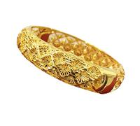 Warmhm 1pezzi Bracciale Donna Dorato Semplice Braccialetto da Polso Braccialetto alla Moda Gioielli per Donne Signore Ragazze Regalo per Amici Famiglia Amata Persona