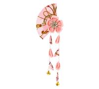 Warmhm 1pezzi Fermaglio Per Stile Giapponese Con Nappa e Motivo Ventaglio Accessorio Elegante Per Kimono e Per Donne e Ragazze Colori Vivaci e Design Flessibile Per Ogni Occasione