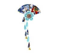Warmhm 1pezzi Kimono Giapponese Fermaglio Per Nappa Copricapo Giapponese Design Floreale Accessori Per Per Cosplay e Speciali
