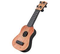 Warmhm 1pezzi Mini Ukulele Per Simulato Chitarra Musicale Strumento Educativo Per Sviluppo Musicale e Coordinazione Mano-occhio Giallo